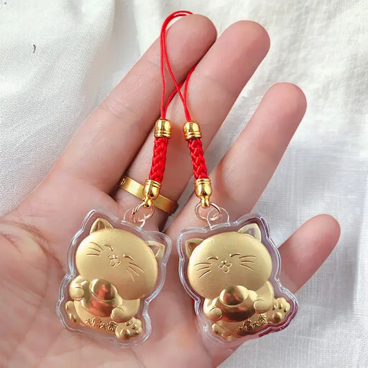 Bijou de Téléphone Chat Chanceux