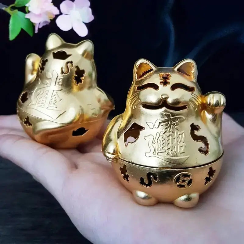 Brûleur d'Encens Chat Chanceux