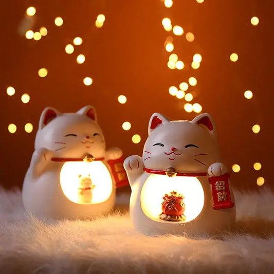 Chat Chanceux Lumineux