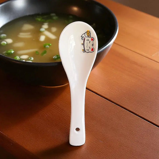 Cuillère à Soupe Chat Porte-Bonheur