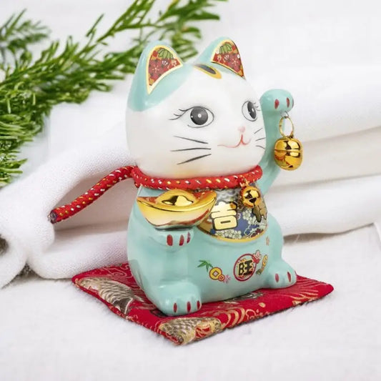 Maneki Neko Bleu