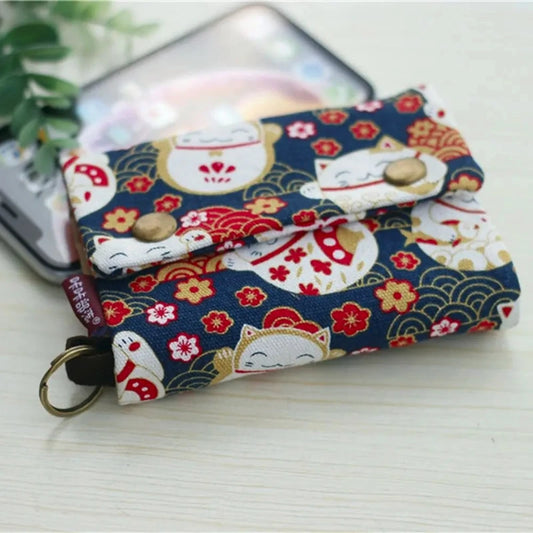 Pochette Portefeuille Maneki Neko