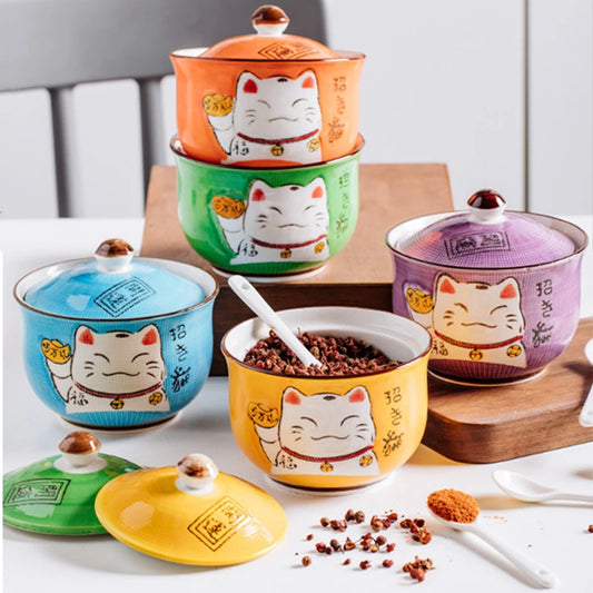 Pot à Epices Chat Chanceux