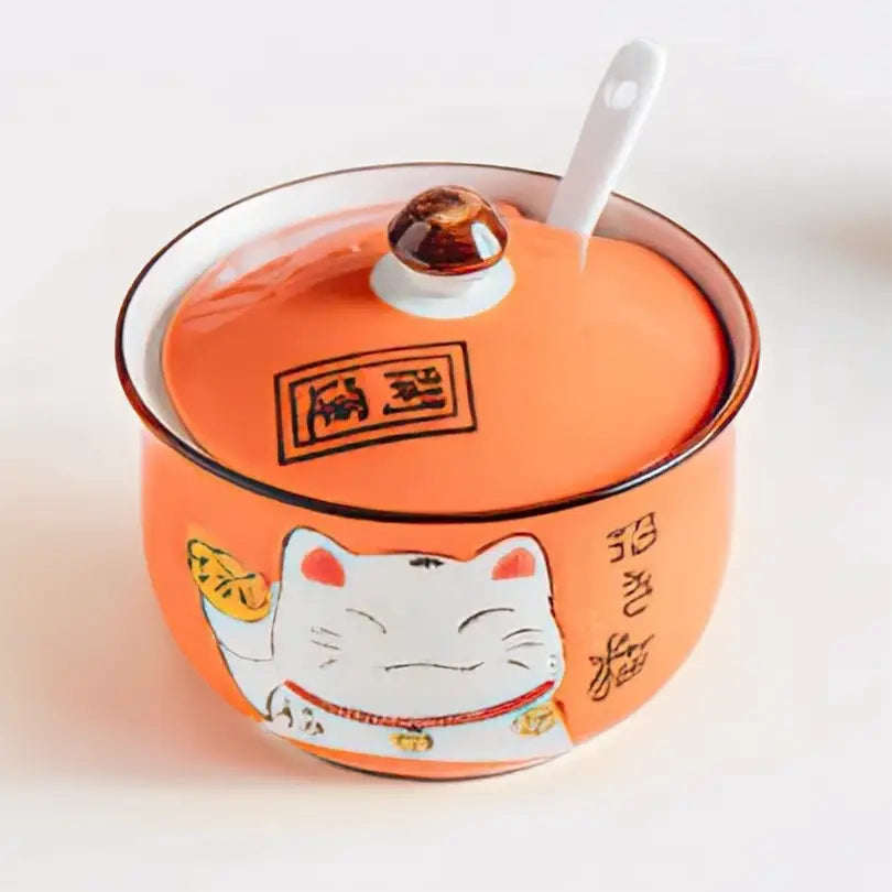 Pot à Epices Chat Chanceux