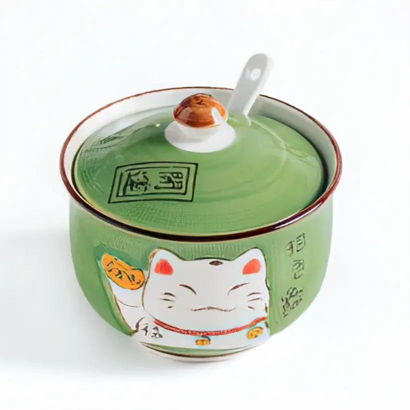 Pot à Epices Chat Chanceux