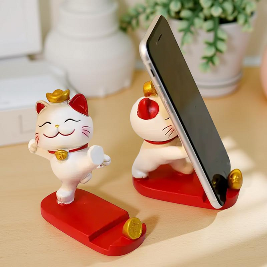 Support Téléphone Chat Chanceux