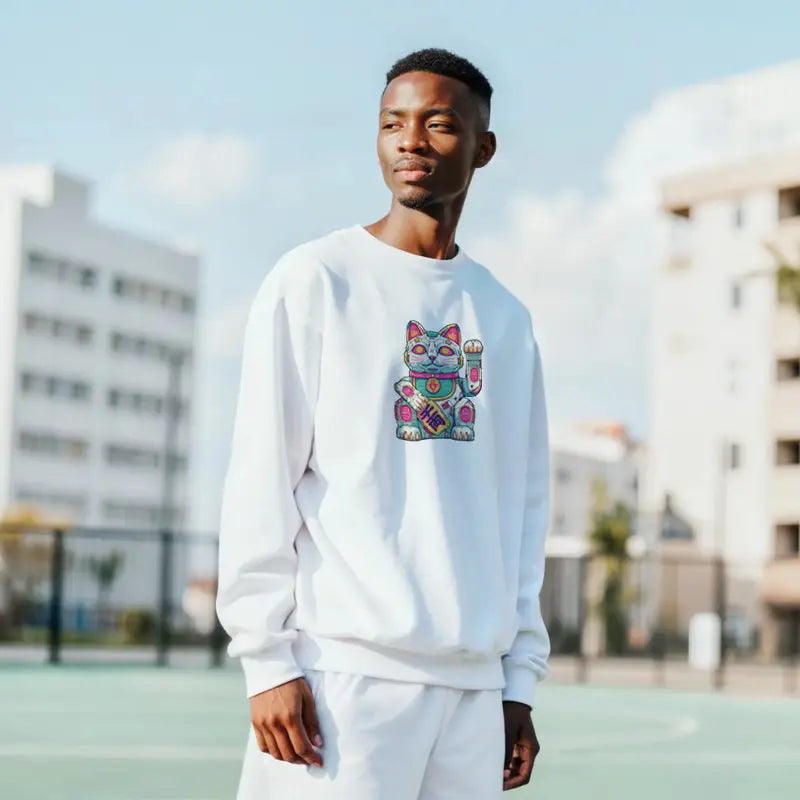 Sweat Maneki Neko Futuriste