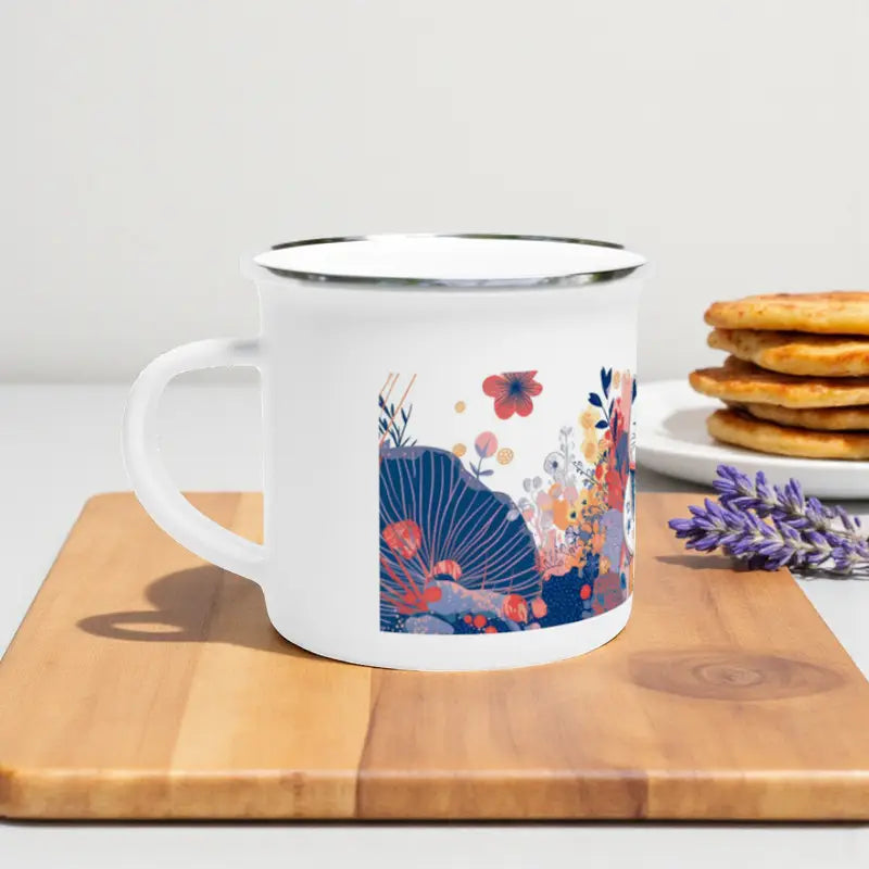 Tasse Maneki Neko en Email