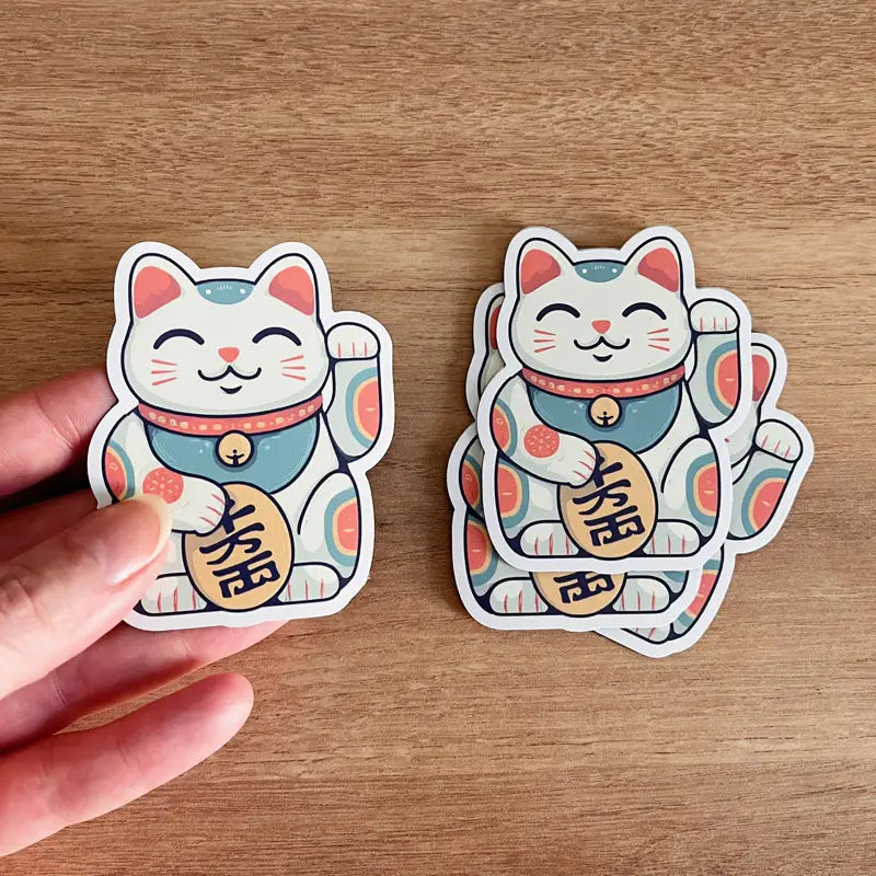 Aimant Chat Porte Bonheur pour Frigo