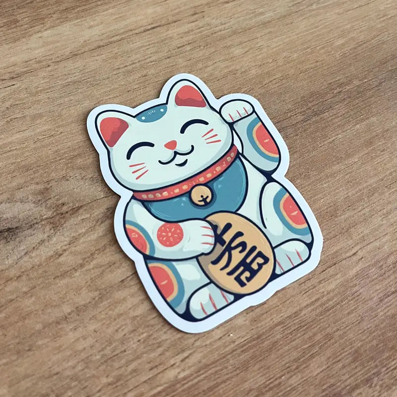 Aimant Chat Porte Bonheur pour Frigo