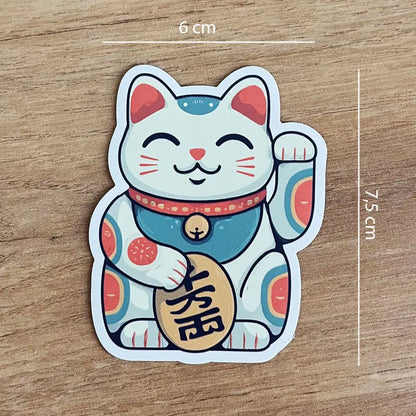 Aimant Chat Porte Bonheur pour Frigo