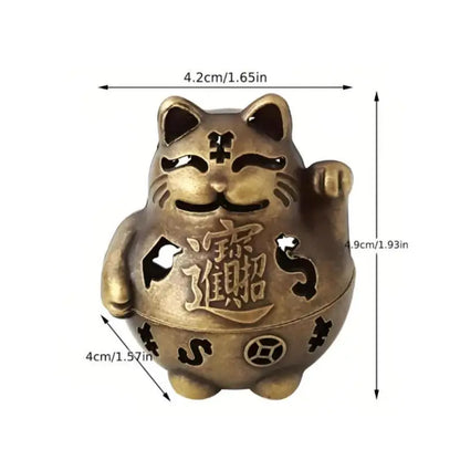 Brûleur d'Encens Chat Chanceux
