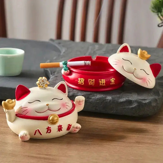 Cendrier Chat Maneki Neko