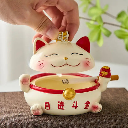 Cendrier Chat Maneki Neko