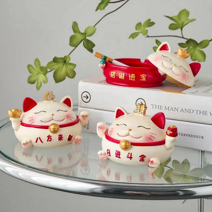 Cendrier Chat Maneki Neko