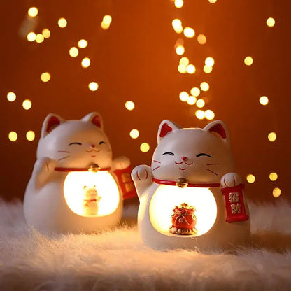 Chat Chanceux Lumineux