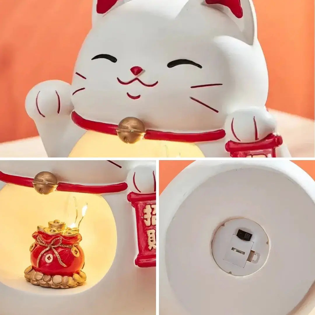 Chat Chanceux Lumineux