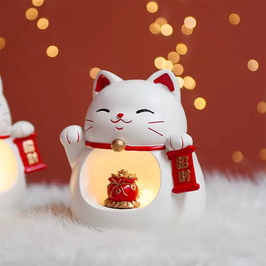 Chat Chanceux Lumineux