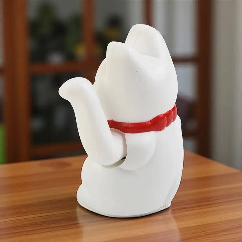 Chat Maneki Neko Blanc