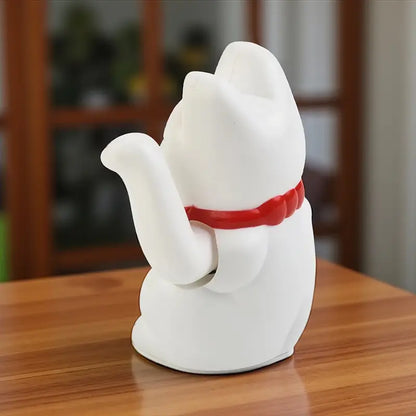 Chat Maneki Neko Blanc