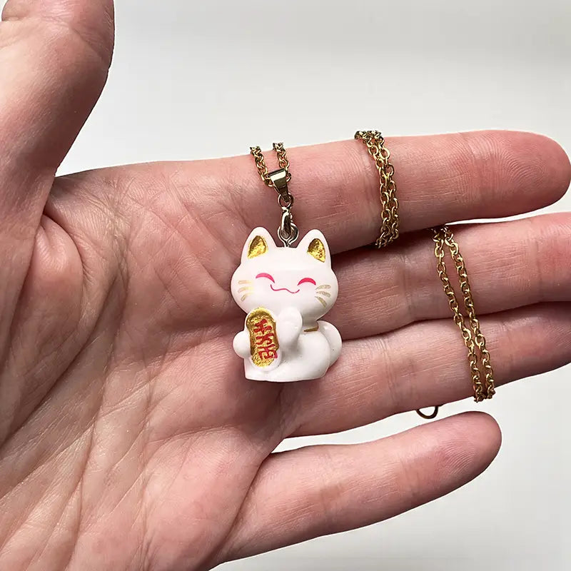 Collier Chat Porte-Bonheur
