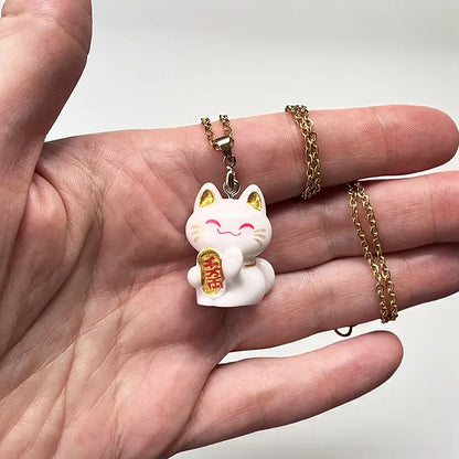 Collier Chat Porte-Bonheur