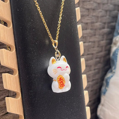 Collier Chat Porte-Bonheur