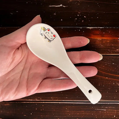 Cuillère à Soupe Chat Porte-Bonheur