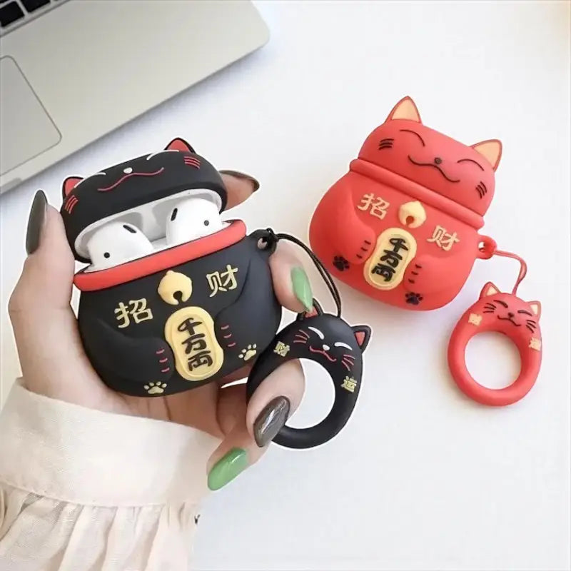 Étui AirPods Chat Japonais