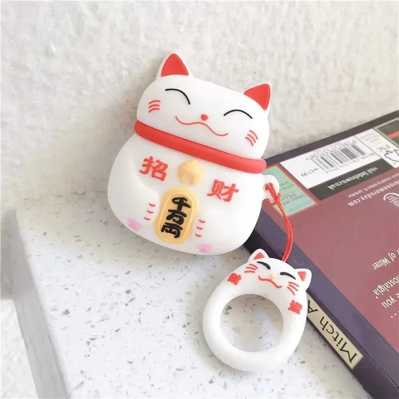 Étui AirPods Chat Japonais