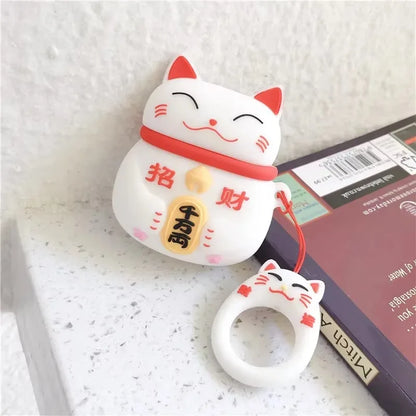 Étui AirPods Chat Japonais