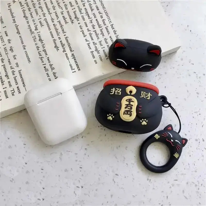 Étui AirPods Chat Japonais