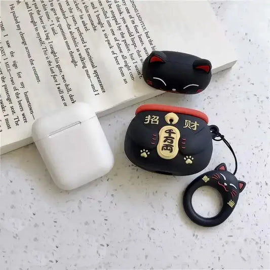Étui AirPods Chat Japonais
