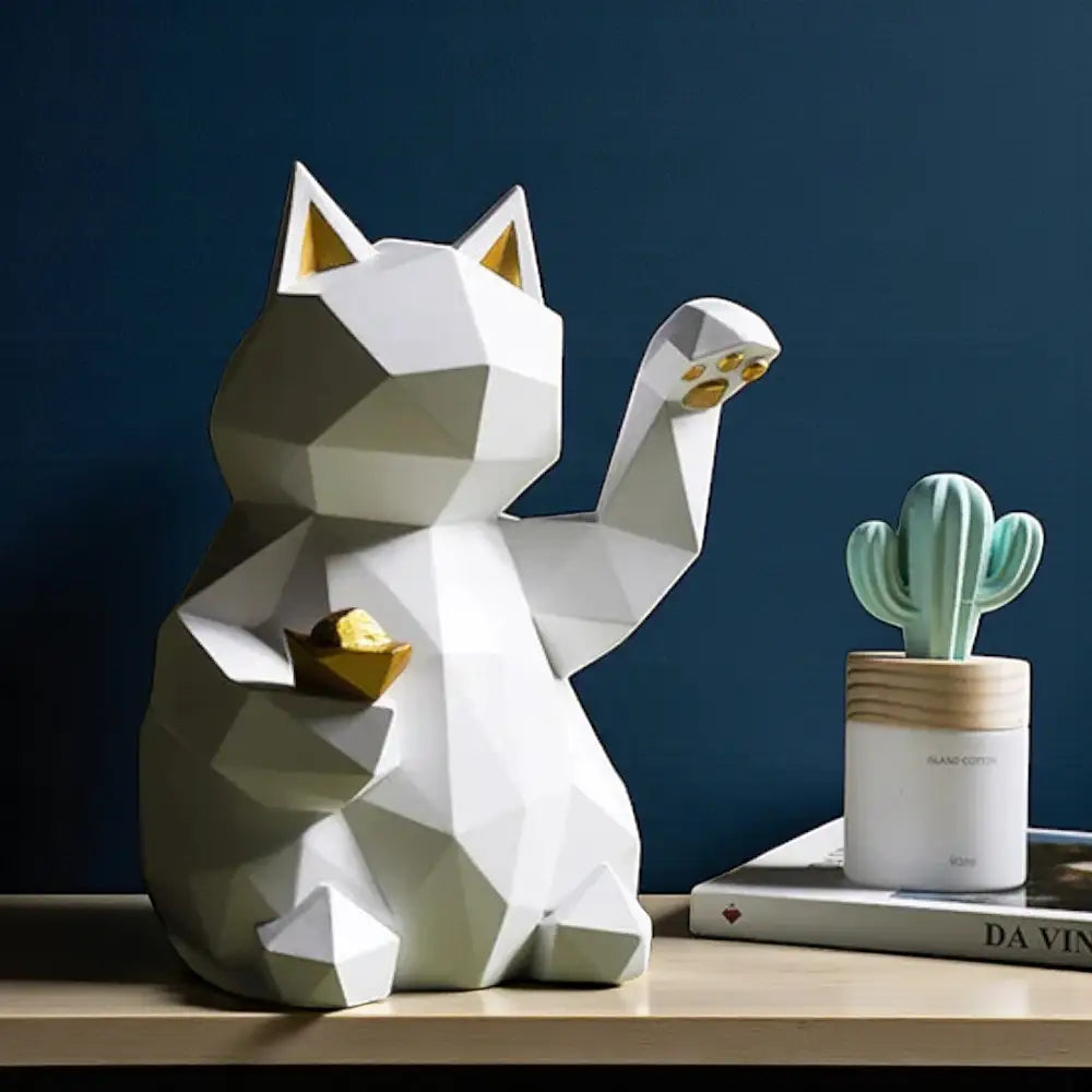 Figurine Maneki Neko Géométrique