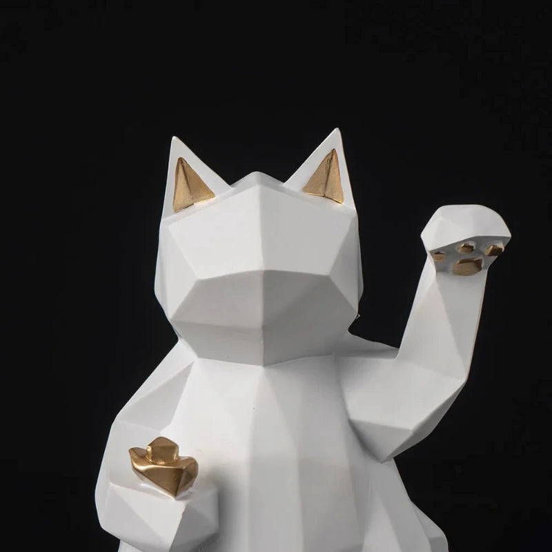 Figurine Maneki Neko Géométrique