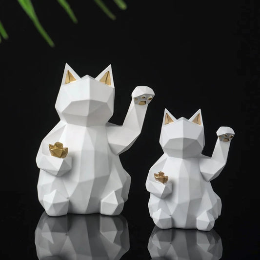 Figurine Maneki Neko Géométrique