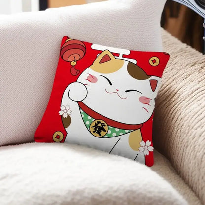 Housse Coussin Maneki Neko
