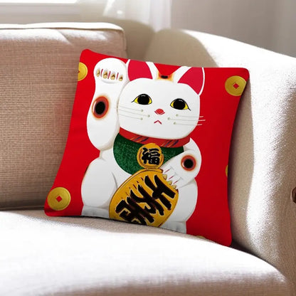 Housse Coussin Maneki Neko
