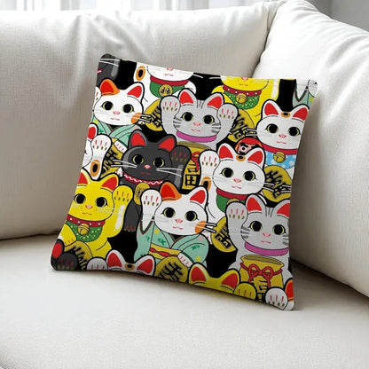 Housse Coussin Maneki Neko