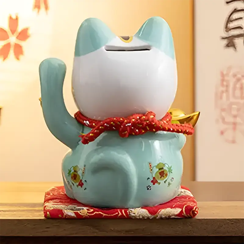Maneki Neko Bleu