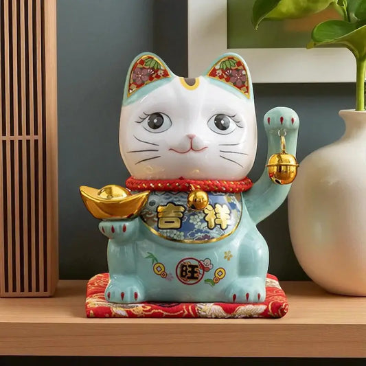 Maneki Neko Bleu