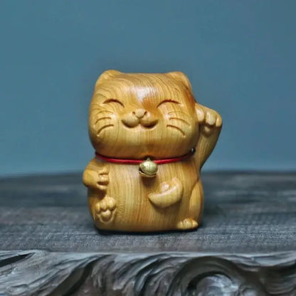 Maneki Neko en Bois