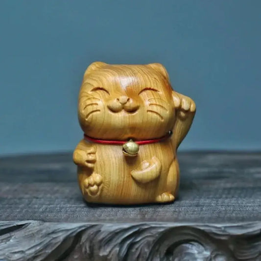Maneki Neko en Bois