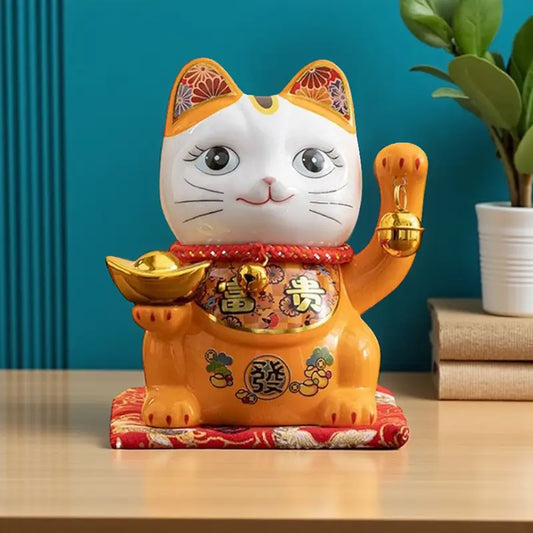 Maneki Neko Orange