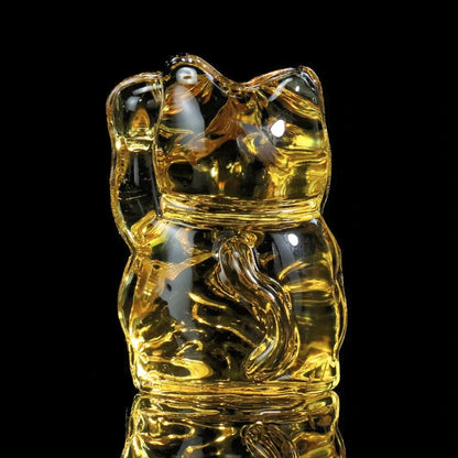 Maneki Neko Transparent en Verre