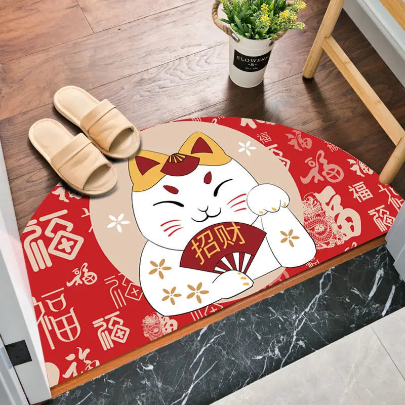 Tapis de Sol Chat Chanceux