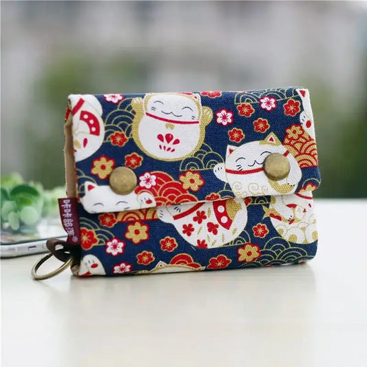 Pochette Portefeuille Maneki Neko