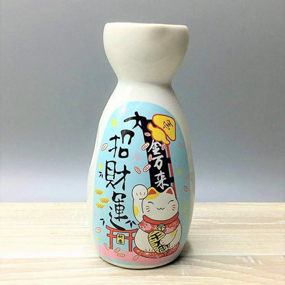 Service à Sake Chat Chanceux
