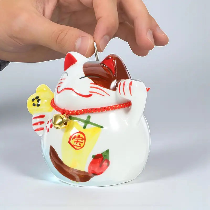Statuette Lucky Cat Artisanale