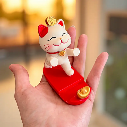 Support Téléphone Chat Chanceux